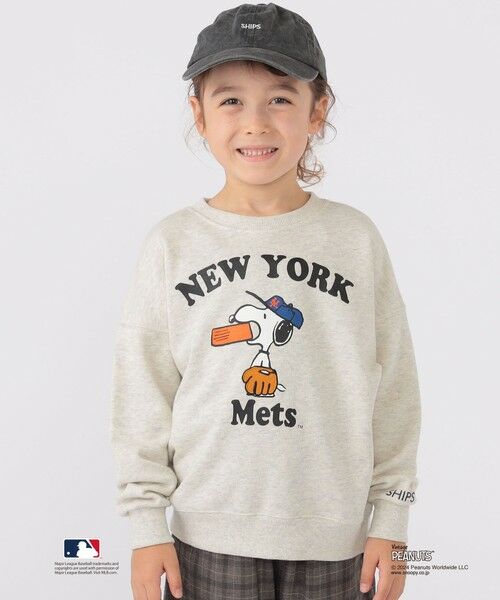 SHIPS / シップス Tシャツ | SHIPS KIDS:100〜125cm / スヌーピー×MLB スウェット | 詳細2