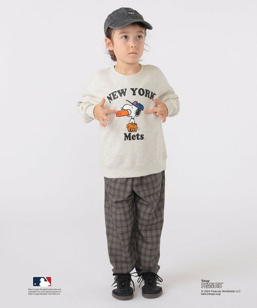 SHIPS / シップス Tシャツ | SHIPS KIDS:100〜125cm / スヌーピー×MLB スウェット | 詳細4