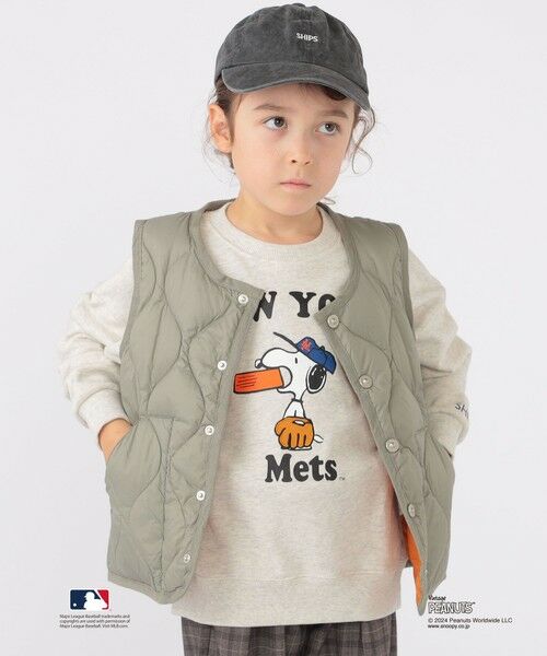 SHIPS / シップス Tシャツ | SHIPS KIDS:100〜125cm / スヌーピー×MLB スウェット | 詳細7