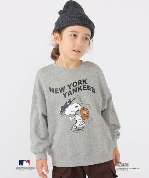 SHIPS / シップス Tシャツ | SHIPS KIDS:100〜125cm / スヌーピー×MLB スウェット | 詳細24