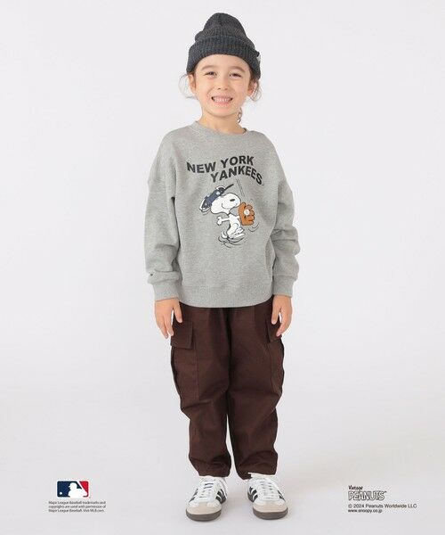 SHIPS / シップス Tシャツ | SHIPS KIDS:100〜125cm / スヌーピー×MLB スウェット | 詳細25