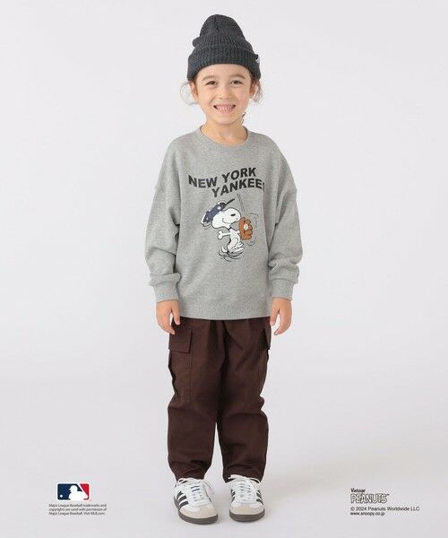 SHIPS / シップス Tシャツ | SHIPS KIDS:100〜125cm / スヌーピー×MLB スウェット | 詳細27