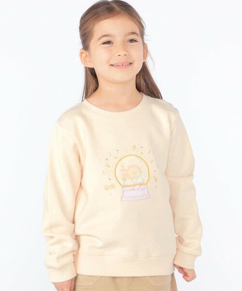 SHIPS / シップス Tシャツ | SHIPS KIDS:100〜130cm / スノードーム モチーフ スウェット(ナチュラル)