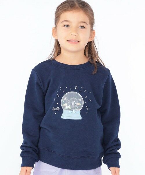 SHIPS / シップス Tシャツ | SHIPS KIDS:100〜130cm / スノードーム モチーフ スウェット | 詳細15