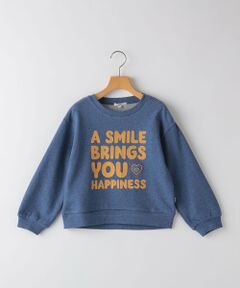 SHIPS / シップス Tシャツ | SHIPS KIDS:100〜125cm / ガーゼ 裏毛 メッセージ スウェット