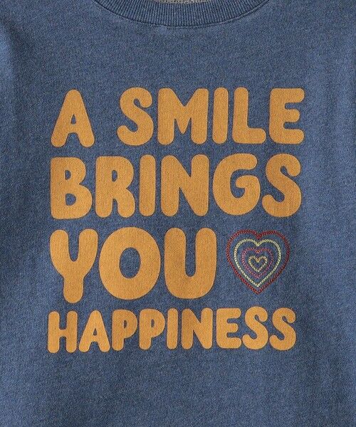 SHIPS / シップス Tシャツ | SHIPS KIDS:100〜125cm / ガーゼ 裏毛 メッセージ スウェット | 詳細7