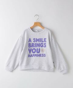 SHIPS / シップス Tシャツ | SHIPS KIDS:130〜140cm / ガーゼ 裏毛 メッセージ スウェット