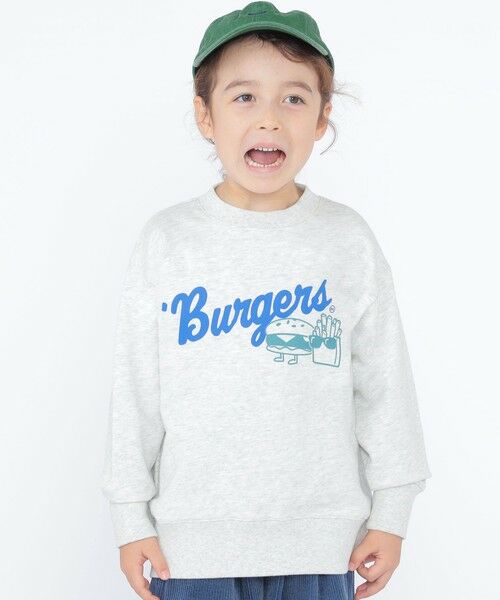 SHIPS / シップス Tシャツ | SHIPS KIDS:100〜130cm / バーガー スウェット | 詳細3