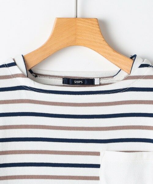 SHIPS / シップス Tシャツ | SHIPS KIDS:80〜90cm/クレイジー ボーダー ロングスリーブ Tシャツ | 詳細2