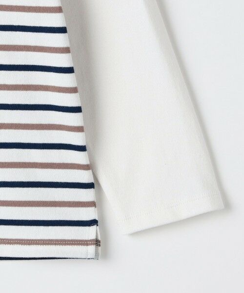 SHIPS / シップス Tシャツ | SHIPS KIDS:80〜90cm/クレイジー ボーダー ロングスリーブ Tシャツ | 詳細3