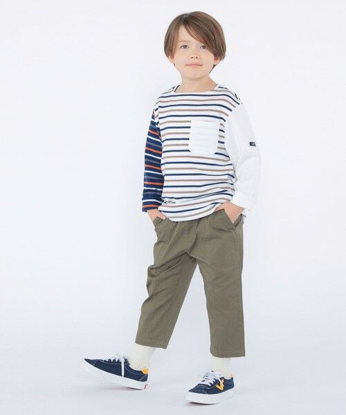 SHIPS / シップス Tシャツ | SHIPS KIDS:100〜130cm/クレイジー ボーダー ロングスリーブ Tシャツ | 詳細6