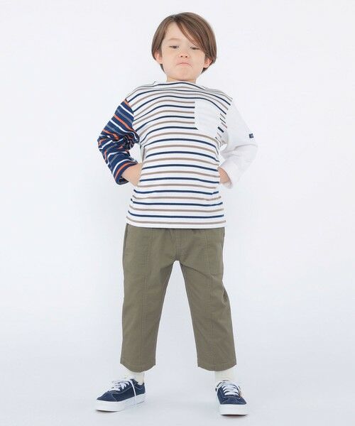 SHIPS / シップス Tシャツ | SHIPS KIDS:100〜130cm/クレイジー ボーダー ロングスリーブ Tシャツ | 詳細7