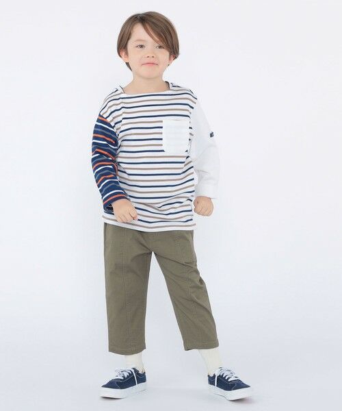 SHIPS / シップス Tシャツ | SHIPS KIDS:100〜130cm/クレイジー ボーダー ロングスリーブ Tシャツ | 詳細8