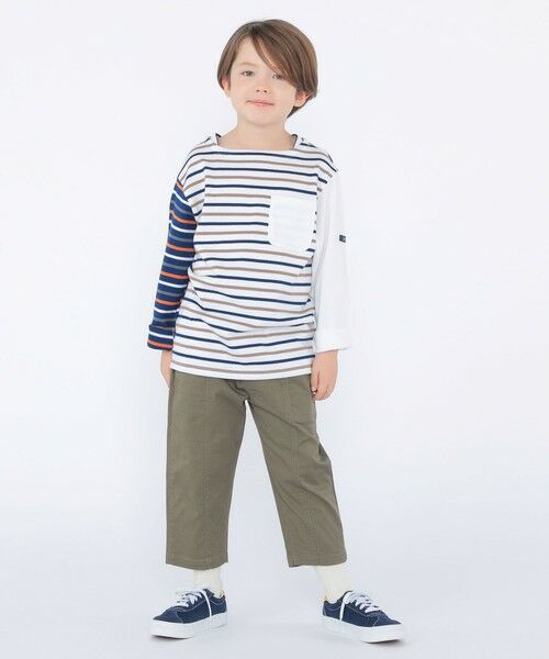 SHIPS / シップス Tシャツ | SHIPS KIDS:100〜130cm/クレイジー ボーダー ロングスリーブ Tシャツ | 詳細9