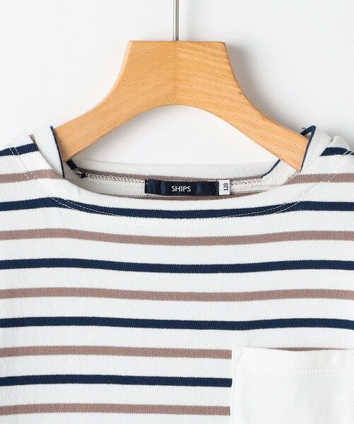 SHIPS / シップス Tシャツ | SHIPS KIDS:100〜130cm/クレイジー ボーダー ロングスリーブ Tシャツ | 詳細13