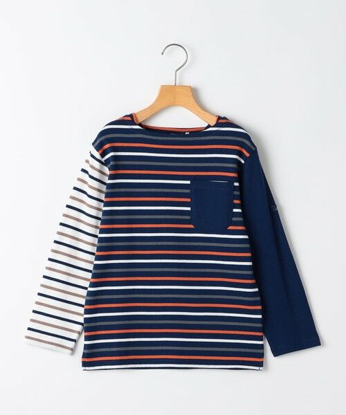 SHIPS / シップス Tシャツ | SHIPS KIDS:100〜130cm/クレイジー ボーダー ロングスリーブ Tシャツ | 詳細27