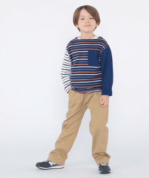 SHIPS / シップス Tシャツ | SHIPS KIDS:100〜130cm/クレイジー ボーダー ロングスリーブ Tシャツ | 詳細21