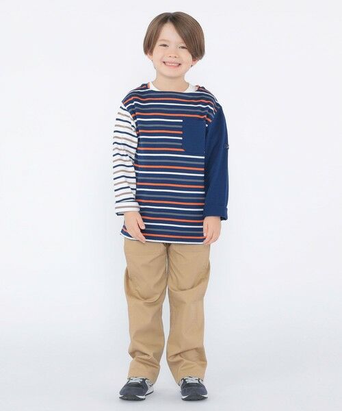 SHIPS / シップス Tシャツ | SHIPS KIDS:100〜130cm/クレイジー ボーダー ロングスリーブ Tシャツ | 詳細22