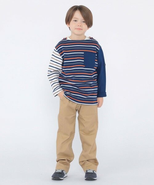 SHIPS / シップス Tシャツ | SHIPS KIDS:100〜130cm/クレイジー ボーダー ロングスリーブ Tシャツ | 詳細25