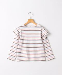 SHIPS / シップス Tシャツ | SHIPS KIDS:80〜90cm/ボーダー フリル ロングスリーブ Tシャツ