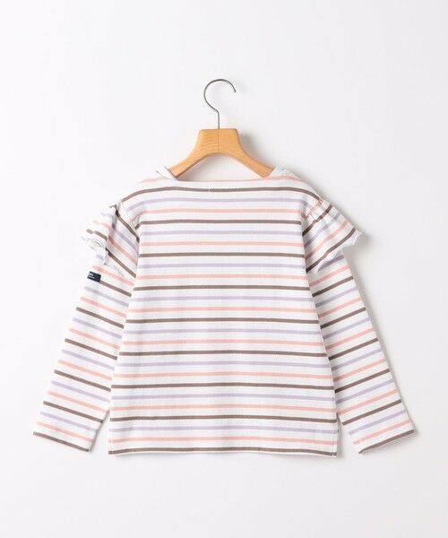 SHIPS / シップス Tシャツ | SHIPS KIDS:80〜90cm/ボーダー フリル ロングスリーブ Tシャツ | 詳細2