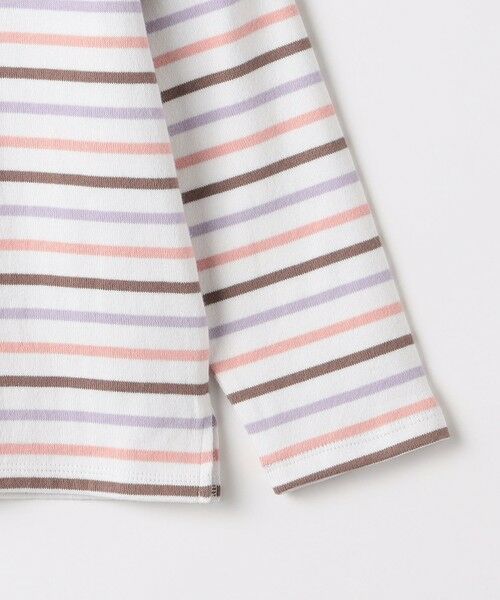 SHIPS / シップス Tシャツ | SHIPS KIDS:80〜90cm/ボーダー フリル ロングスリーブ Tシャツ | 詳細4