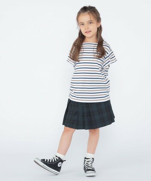 SHIPS / シップス Tシャツ | SHIPS KIDS:100〜130cm/ボーダー フリル ロングスリーブ Tシャツ | 詳細5