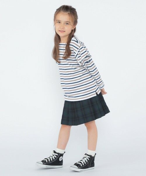 SHIPS / シップス Tシャツ | SHIPS KIDS:100〜130cm/ボーダー フリル ロングスリーブ Tシャツ | 詳細8