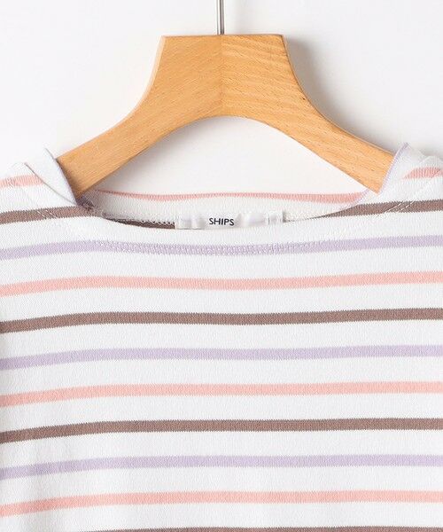 SHIPS / シップス Tシャツ | SHIPS KIDS:100〜130cm/ボーダー フリル ロングスリーブ Tシャツ | 詳細20