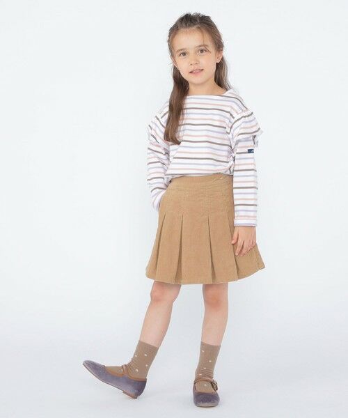 SHIPS / シップス Tシャツ | SHIPS KIDS:100〜130cm/ボーダー フリル ロングスリーブ Tシャツ | 詳細25