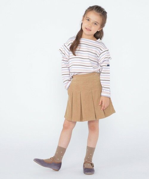 SHIPS / シップス Tシャツ | SHIPS KIDS:100〜130cm/ボーダー フリル ロングスリーブ Tシャツ | 詳細26