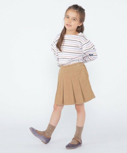 SHIPS / シップス Tシャツ | SHIPS KIDS:100〜130cm/ボーダー フリル ロングスリーブ Tシャツ | 詳細27