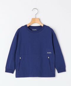 SHIPS / シップス カットソー | SHIPS KIDS:100〜130cm /ファスナー ポケット付き ロング スリーブ Tシャツ