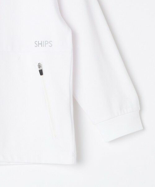 SHIPS / シップス カットソー | SHIPS KIDS:100〜130cm /ファスナー ポケット付き ロング スリーブ Tシャツ | 詳細3