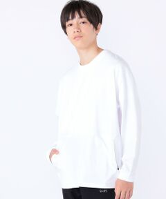 SHIPS / シップス カットソー | SHIPS KIDS:140〜160cm /ファスナー ポケット付き ロング スリーブ Tシャツ