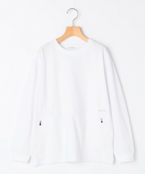 SHIPS / シップス カットソー | SHIPS KIDS:140〜160cm /ファスナー ポケット付き ロング スリーブ Tシャツ | 詳細7