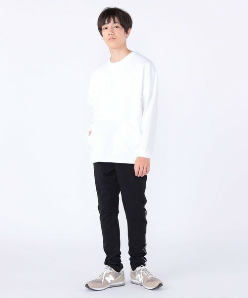 SHIPS / シップス カットソー | SHIPS KIDS:140〜160cm /ファスナー ポケット付き ロング スリーブ Tシャツ | 詳細3