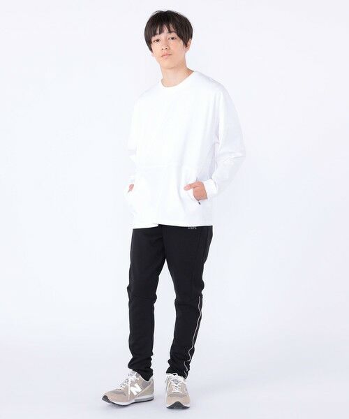 SHIPS / シップス カットソー | SHIPS KIDS:140〜160cm /ファスナー ポケット付き ロング スリーブ Tシャツ | 詳細5
