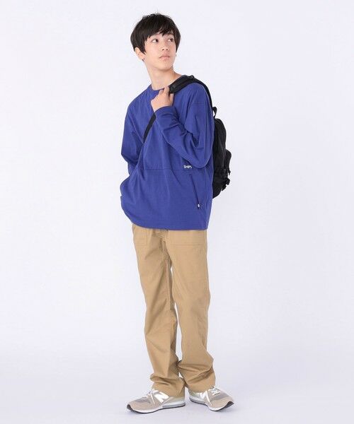 SHIPS / シップス カットソー | SHIPS KIDS:140〜160cm /ファスナー ポケット付き ロング スリーブ Tシャツ | 詳細12