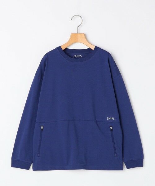 SHIPS / シップス カットソー | SHIPS KIDS:140〜160cm /ファスナー ポケット付き ロング スリーブ Tシャツ | 詳細15