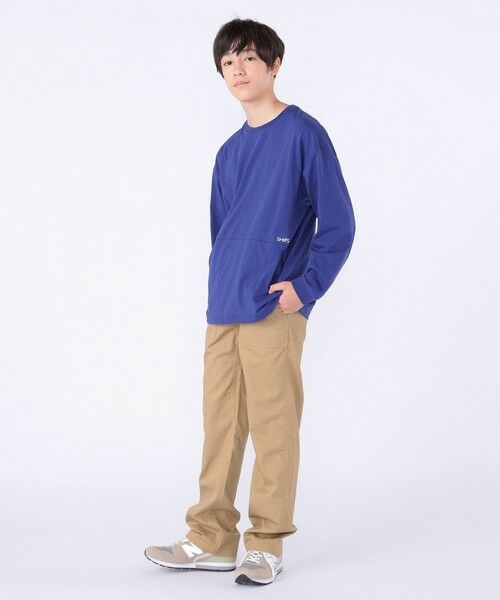 SHIPS / シップス カットソー | SHIPS KIDS:140〜160cm /ファスナー ポケット付き ロング スリーブ Tシャツ | 詳細11