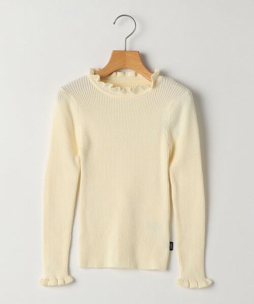 SHIPS / シップス カットソー | SHIPS KIDS:100〜120cm /〈手洗い可能〉フリル リブ ニット | 詳細6