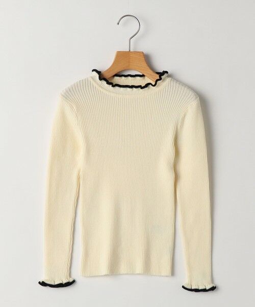 SHIPS / シップス カットソー | SHIPS KIDS:100〜120cm /〈手洗い可能〉フリル リブ ニット | 詳細13