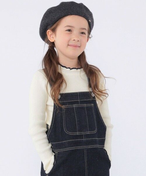 SHIPS / シップス カットソー | SHIPS KIDS:100〜120cm /〈手洗い可能〉フリル リブ ニット | 詳細9