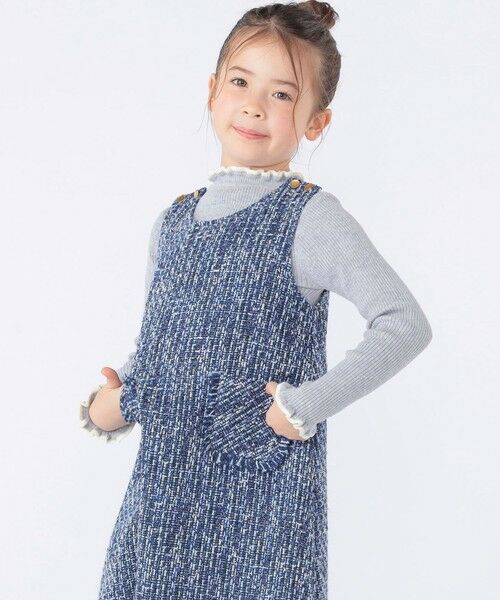 SHIPS / シップス カットソー | SHIPS KIDS:100〜120cm /〈手洗い可能〉フリル リブ ニット | 詳細16