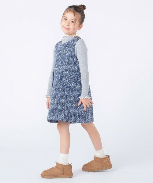 SHIPS / シップス カットソー | SHIPS KIDS:100〜120cm /〈手洗い可能〉フリル リブ ニット | 詳細19