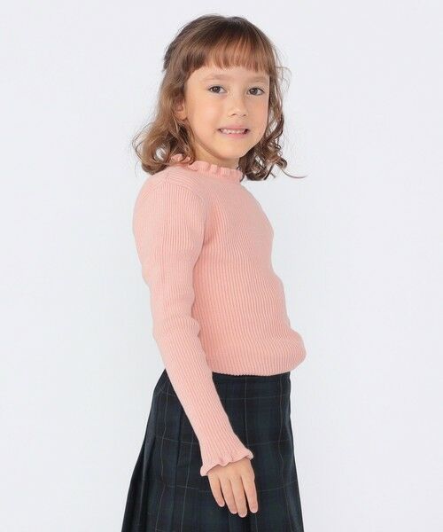 SHIPS / シップス カットソー | SHIPS KIDS:100〜120cm /〈手洗い可能〉フリル リブ ニット | 詳細22