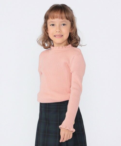 SHIPS / シップス カットソー | SHIPS KIDS:100〜120cm /〈手洗い可能〉フリル リブ ニット | 詳細23