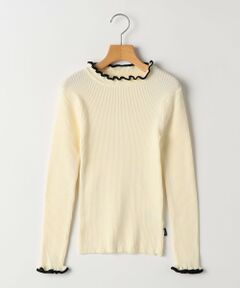 SHIPS / シップス カットソー | SHIPS KIDS:130〜150cm /〈手洗い可能〉フリル リブ ニット
