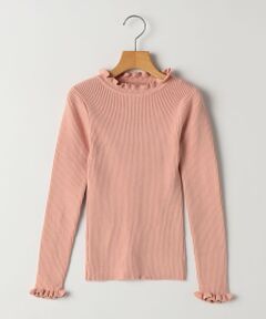 SHIPS / シップス カットソー | SHIPS KIDS:130〜150cm /〈手洗い可能〉フリル リブ ニット